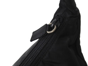 PRADA プラダ ホーボー ハンドバッグ ワンショルダーバッグ MV515 トライアングルロゴ ナイロン ブラック 美品 中古 4c067141 