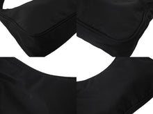 画像をギャラリービューアに読み込む, PRADA プラダ ホーボー ハンドバッグ ワンショルダーバッグ MV515 トライアングルロゴ ナイロン ブラック 美品 中古 4c067141 