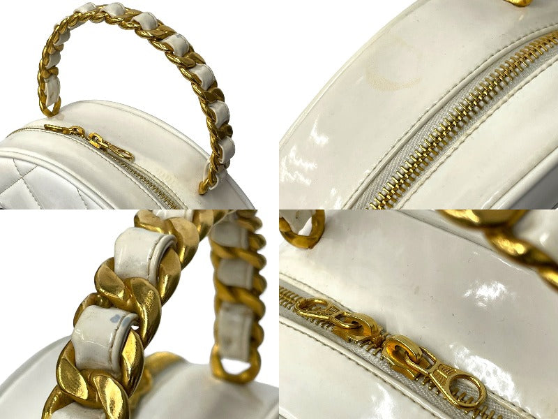 シャネル CHANEL ヴィンテージ ラウンド バニティバッグ