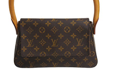 Load image into Gallery viewer, LOUIS VUITTON ルイヴィトン ミニルーピング ワンショルダーバッグ M51147 モノグラム PVC レザー ブラウン 美品 中古 4c067154