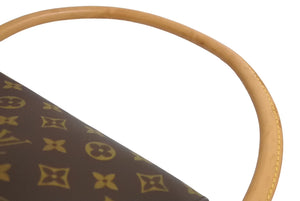 LOUIS VUITTON ルイヴィトン ミニルーピング ワンショルダーバッグ M51147 モノグラム PVC レザー ブラウン 美品 中古 4c067154