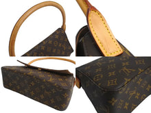 Load image into Gallery viewer, LOUIS VUITTON ルイヴィトン ミニルーピング ワンショルダーバッグ M51147 モノグラム PVC レザー ブラウン 美品 中古 4c067154