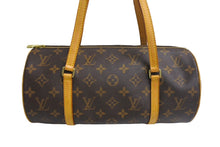 Load image into Gallery viewer, LOUIS VUITTON ルイ ヴィトン パピヨン30 ハンドバッグ ポーチ M51385 筒型 モノグラムキャンバス ブラウン 美品 中古 4c067155