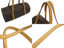 Load image into Gallery viewer, LOUIS VUITTON ルイ ヴィトン パピヨン30 ハンドバッグ ポーチ M51385 筒型 モノグラムキャンバス ブラウン 美品 中古 4c067155