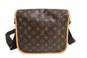 極美品 LOUIS VUITTON ルイ ヴィトン メッセンジャー ボスフォールPM ショルダーバッグ M40106 モノグラム ブラウン 中古 4c067158