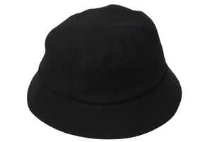 極美品 CHANEL シャネル ハット 帽子 ココマーク 内チェック ブラック M 23AW コットン 中古 4c067165