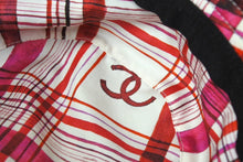 Load image into Gallery viewer, 極美品 CHANEL シャネル ハット 帽子 ココマーク 内チェック ブラック M 23AW コットン 中古 4c067165