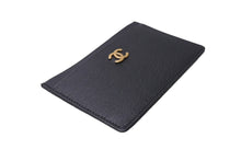 Load image into Gallery viewer, 新品同様 CHANEL シャネル カードケース 名刺入れ ココマーク キャビアスキン 5番台 ブラック ゴールド金具 中古 4c067172