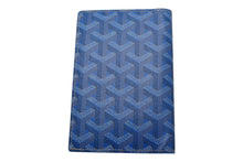 Load image into Gallery viewer, GOYARD ゴヤール パスケース パスポートケース グルネル PVCコーティングキャンバス ブルー 美品 中古 4c067177