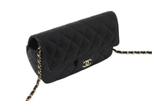 Load image into Gallery viewer, CHANEL シャネル マトラッセ ポシェット チェーンショルダーバッグ メガネケース 31番台 キャビアスキン ブラック 美品 中古 4c067178