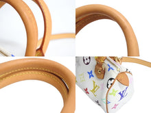 Load image into Gallery viewer, LOUIS VUITTON ルイヴィトン ミニスピーディ ハンドバッグ 2WAY 村上隆 M92645 モノグラムマルチカラー ホワイト 美品 中古 4c067181
