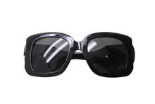 Load image into Gallery viewer, BALENCIAGA バレンシアガ サングラス BB0069S サイズ53□23 135 ブラック ゴールド プラスチック BBロゴ 美品 中古 4c067182
