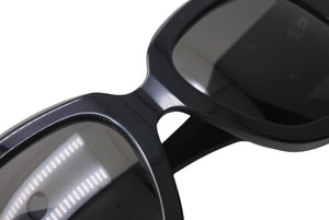BALENCIAGA バレンシアガ サングラス BB0069S サイズ53□23 135 ブラック ゴールド プラスチック BBロゴ 美品 中古 4c067182