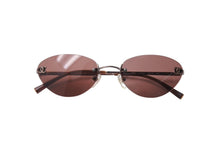 Load image into Gallery viewer, 極美品 CHANEL シャネル リムレス サングラス 4003 c.116/75 サイズ53□19 130 ココマーク ブラウン プラスチック 中古 4c067183