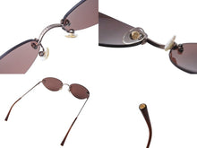 Load image into Gallery viewer, 極美品 CHANEL シャネル リムレス サングラス 4003 c.116/75 サイズ53□19 130 ココマーク ブラウン プラスチック 中古 4c067183