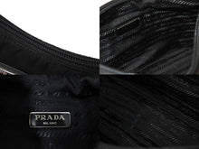 画像をギャラリービューアに読み込む, PRADA プラダ ホーボー RE-EDITION 2000 ホーボー ハンドバッグ トライアングル ブラック ナイロン 1NE515 美品 中古 4c067185 