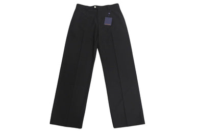 極美品 LOUIS VUITTON ルイヴィトン Wool Slacks ウール スラック サイズ 50 ブラック メンズ RM251MM 中古 4c072461