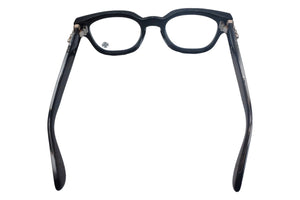 CHROME HEARTS クロムハーツ CUNTVOLUTED 伊達メガネ BK-18KGP サイズ49□23 147 ブラック ゴールドカラー プラスチック 美品 中古 4c067401