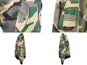 極美品 CHROMEHEARTS クロムハーツ MATTYBOY SexRecords ボンバージャケット ダガーファスナー クロスボタン サイズM 中古 4c067405