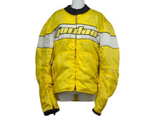 Load image into Gallery viewer, Michael Jordan マーシャル ジョーダン オートバイジャケット ライダースジャケット モータースポーツ サイズS イエロー 良品 中古 4c067416