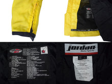 Load image into Gallery viewer, Michael Jordan マーシャル ジョーダン オートバイジャケット ライダースジャケット モータースポーツ サイズS イエロー 良品 中古 4c067416
