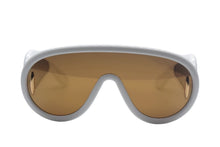 Load image into Gallery viewer, 新品未使用 LOEWE ロエベ サングラス アイウェア サイズ140▫︎0 145 ゴールド金具 ホワイト 中古 4c067426