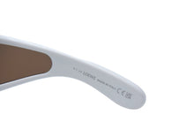 Load image into Gallery viewer, 新品未使用 LOEWE ロエベ サングラス アイウェア サイズ140▫︎0 145 ゴールド金具 ホワイト 中古 4c067426