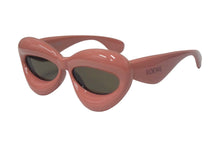 Load image into Gallery viewer, 新品未使用 LOEWE ロエベ サングラス アイウェア LW400971 サイズ55▫︎16 145 イタリア製 ピンク 中古 4c067432