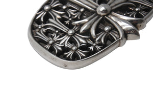 CHROME HEARTS クロムハーツ BUCKL CEMETERY1.5 セメタリークロス バックル シルバー925 重量244g .925 2003 刻印 美品 中古 4c067440