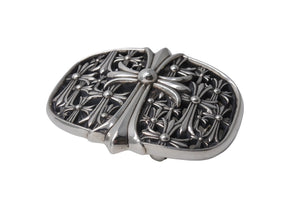 CHROME HEARTS クロムハーツ BUCKL CEMETERY1.5 セメタリークロス バックル シルバー925 重量248g .925 2003 刻印 美品 中古 4c067442
