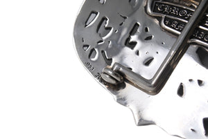 CHROME HEARTS クロムハーツ BUCKL CEMETERY1.5 セメタリークロス バックル シルバー925 重量248g .925 2003 刻印 美品 中古 4c067442