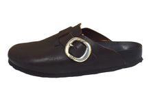 Load image into Gallery viewer, CHROME HEARTS クロムハーツ × BIRKENSTOCK ビルケンシュトック レザー ボストン サンダル シルバー925 41 美品 中古 4c067443