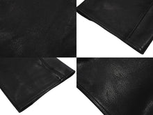 Load image into Gallery viewer, CHROME HEARTS クロムハーツ フレアニー カーペンター レザーパンツ ブラック シルバー925 ロゴ サイズ33 美品 中古 4c067446