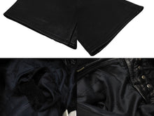 Load image into Gallery viewer, CHROME HEARTS クロムハーツ フレアニー カーペンター レザーパンツ ブラック シルバー925 ロゴ サイズ30 美品 中古 4c067447