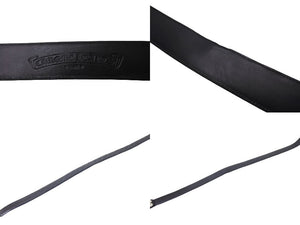 CHROME HEARTS クロムハーツ クロスパッチ ベルトストラップ サイズ30 レザー シルバー925 ブラック 美品 中古 4c067449