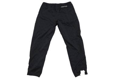新品未使用 CHROME HEARTS クロムハーツ トラッシュピックアッププラス ナイロン パンツ ブラック ポリウレタン ロゴ サイズL 中古 4c067450