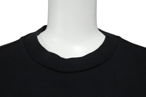 GIORGIO ARMANI ジョルジオアルマーニ 長袖Tシャツ イタリア製 コットン ブラック ホワイト サイズM 美品 中古 4c067461