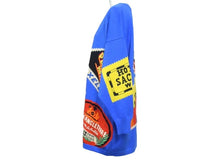 Load image into Gallery viewer, GIANNI VERSACE ジャンニ ヴェルサーチ オーバーサイズニット 1990s ウール ブルー マルチカラー サイズ42 美品 中古 4c067467
