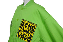 Load image into Gallery viewer, 新品未使用 BILLIONAIRE BOYS CLUB ビリオネアボーイズクラブ コットンツイル バーシティージャケット BBCJP245X002 サイズM グリーン 中古 4c067479