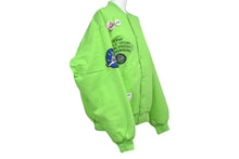 Load image into Gallery viewer, 新品未使用 BILLIONAIRE BOYS CLUB ビリオネアボーイズクラブ コットンツイル バーシティージャケット BBCJP245X002 サイズM グリーン 中古 4c067480
