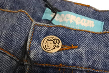 Load image into Gallery viewer, 新品未使用 Billionaire Boys Club ビリオネアボーイズクラブ 2WAY ウォッシュドデニム カーゴパンツ ブルー デニム ICEJP241P002 サイズM 中古 4c067481