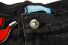 Load image into Gallery viewer, 新品未使用 Billionaire Boys Club ビリオネアボーイズクラブ 2WAY ウォッシュドデニム カーゴパンツ ブラック デニム ICEJP241P002 サイズM 中古 4c067482