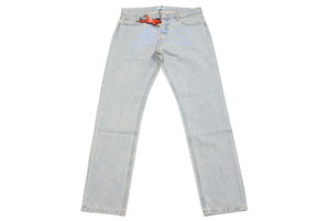 新品未使用 Billionaire Boys Club ICECREAM ビリオネアボーイズクラブ ICEJP241P001 サイズL ウォッシュドデニムパンツ 4c067484