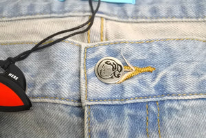 新品未使用 Billionaire Boys Club ICECREAM ビリオネアボーイズクラブ ICEJP241P001 サイズL ウォッシュドデニムパンツ 4c067484
