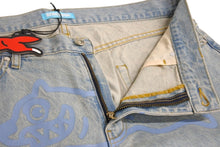 Load image into Gallery viewer, 新品未使用 Billionaire Boys Club ICECREAM ビリオネアボーイズクラブ ICEJP241P001 サイズL ウォッシュドデニムパンツ 4c067484