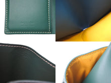 Load image into Gallery viewer, Goyard ゴヤール サンピエール カードケース カードホルダー STPIE2PMLTY09CL09P PVC カーフスキン グリーン 美品 中古 4c067507