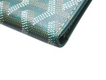 Load image into Gallery viewer, Goyard ゴヤール サンピエール カードケース カードホルダー STPIE2PMLTY09CL09P PVC カーフスキン グリーン 美品 中古 4c067507