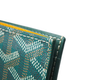 Load image into Gallery viewer, Goyard ゴヤール サンピエール カードケース カードホルダー STPIE2PMLTY09CL09P PVC カーフスキン グリーン 美品 中古 4c067507