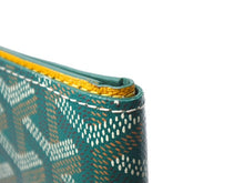 Load image into Gallery viewer, Goyard ゴヤール サンピエール カードケース カードホルダー STPIE2PMLTY09CL09P PVC カーフスキン グリーン 美品 中古 4c067507
