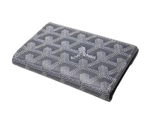 Load image into Gallery viewer, Goyard ゴヤール サンピエール カードケース カードホルダー PVC カーフスキン グレー 美品 中古 4c067508